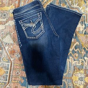 Silver jeans. Size 27.